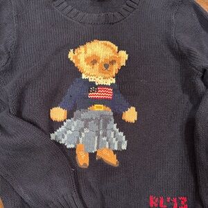 Ralph Lauren Bear Sweater VINTAGE 2013 XL